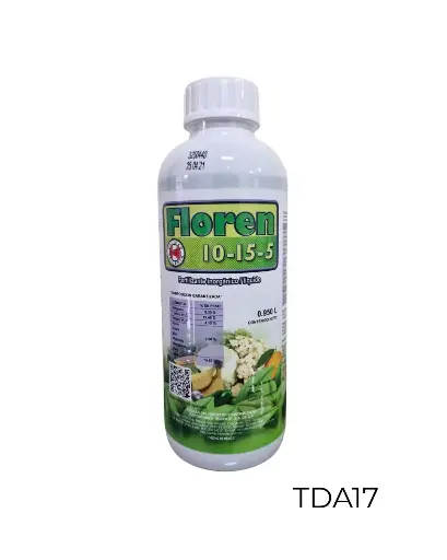 [TDA17] FLOREN 10-15-5 Fertilizante foliar 950 ml