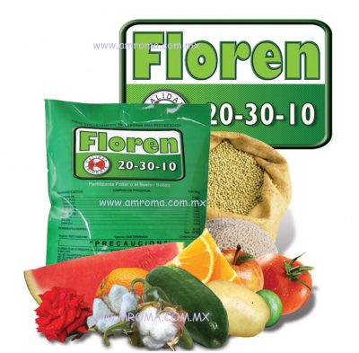 [TDA18] FLOREN 20-30-10 Fertilizante foliar 1 kg USO AGRICOLA