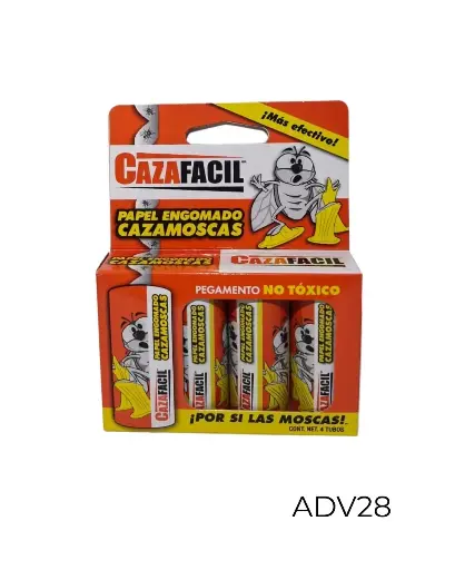[ADV28] SERPENTIN ATRAPAMOSCAS cazafacil BLISTER ( 4 )