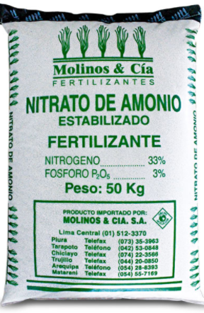 [FER43] NITRATO DE AMONIO SACO 50KG.