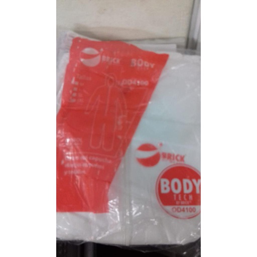 [EPR96] OVEROL GRANDE MICROPOROSO CON ELASTICOS EN PUÑOS Y TOBILLOS MOD. OD4100