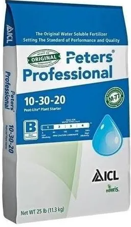 [FER106] PETERS 10-30-20 FLORACION SACO 25 LBS (11.37 KG) USO AGRICOLA