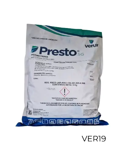 [VER19] PRESTO .5G Permetrina 0.50% 5 kg