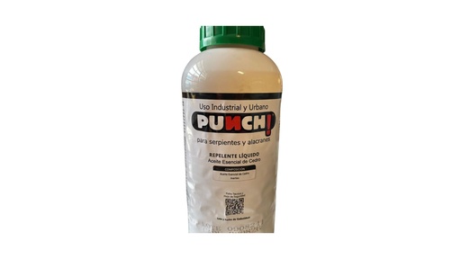 [BGR19] Punch Repelente Orgánico P/serpientes Víboras Alacranes 1 Lt