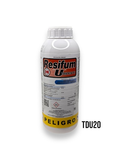 [TDU20] RESIFUM U Cipermetrina 4.50% + Diclorvos 20% 1 L