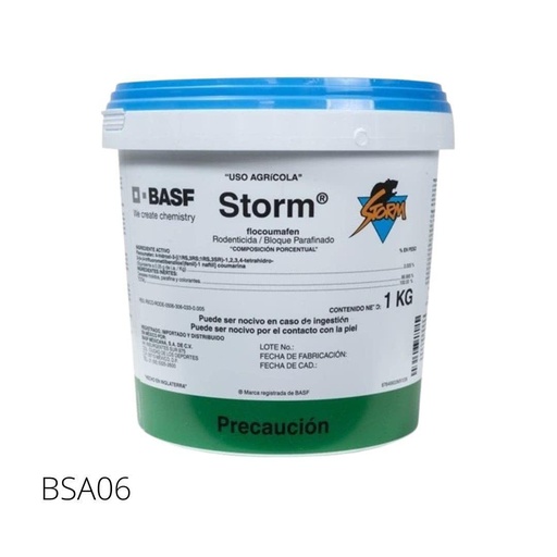 [BSA06] STORM Flocoumafen .005% 1 kg USO AGRICOLA