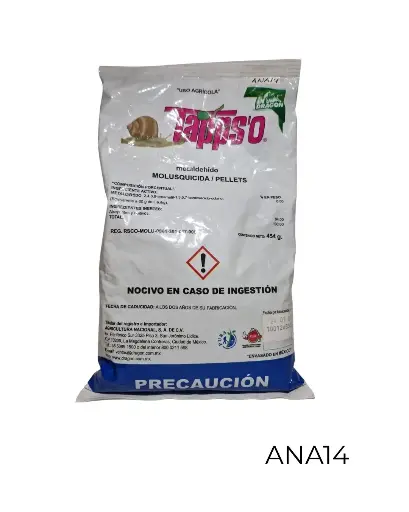 [ANA14] TAPPS'O PELLETS Metaldehido 6% 454 g USO AGRICOLA