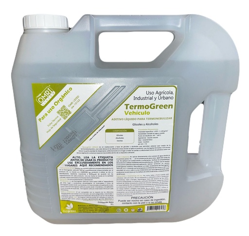 [BGR04] TERMOGREEN VEHICULO TERMONEBULIZABLE 5 LT