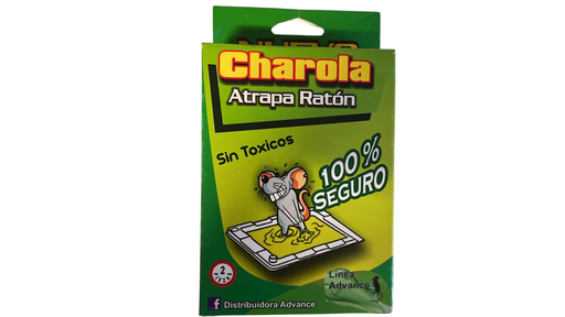 [ADV14] TRAMPA CHAROLA ATRAPA RATONES 1PAR