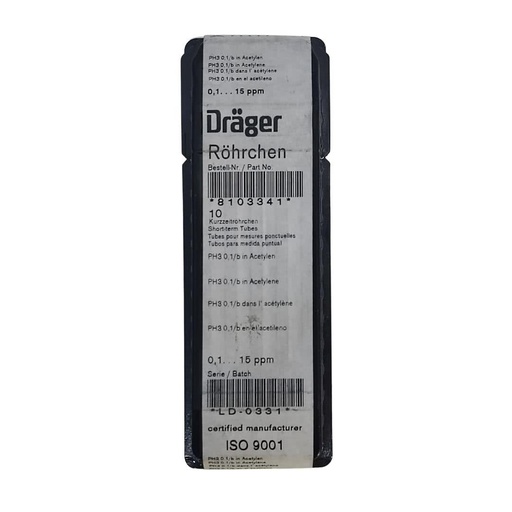 [VAU120] TUBO FOSFINA COLORIMETRICO 0.1...15 PPM DRAGER
