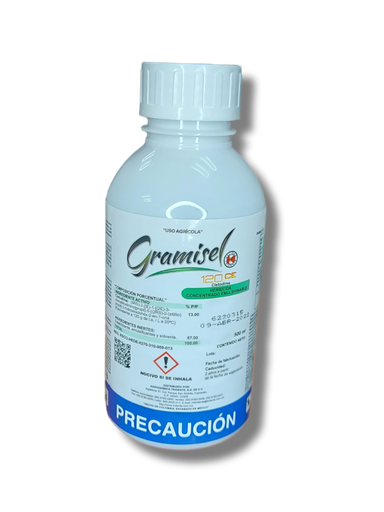 [TDA41] Gramisel 120 CE 500 ml Cletodime 13% Herbicida Selectivo USO AGRICOLA